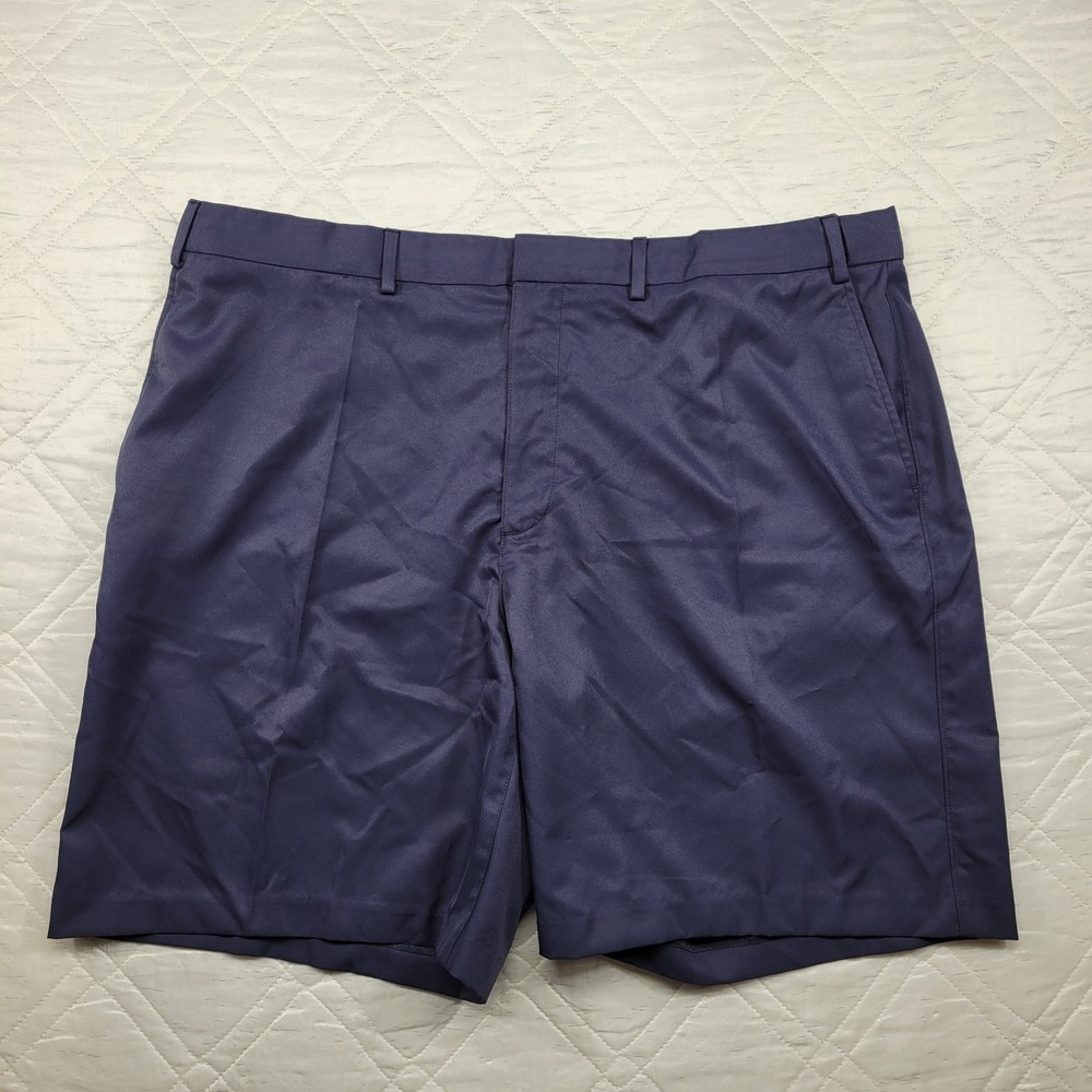 John Blair Adjust-A-Band Dark Blue flat front shorts size 44